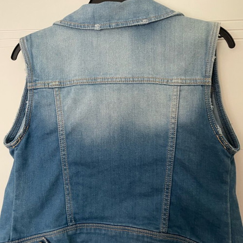 Girls denim wastcoat Zara like new, blue, age 9-10