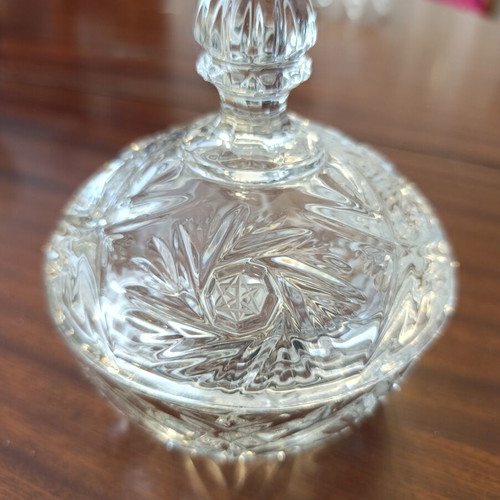 Crystal fondue bowl like new