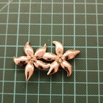 Brooch used, silver flower design