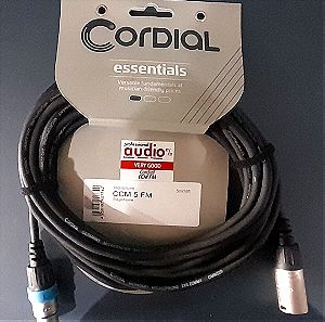Cordial professional CCM 5 FM καλώδιο μικροφώνου