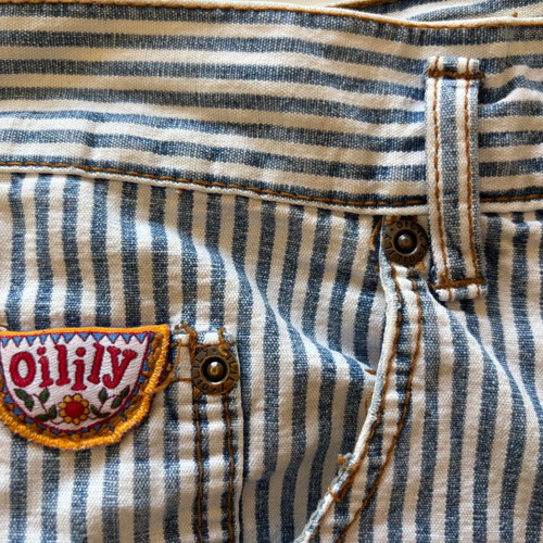 Oilily vintage shorts size XS blue white used