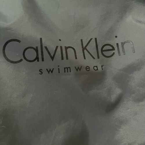 Calvin Klein Swim Bag Like New, Waterproof with Inner Pockets, Gray