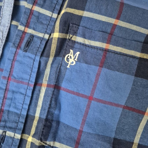 Marc O'Polo Boys' Shirt 164 cm like new, 100% cotton, blue check