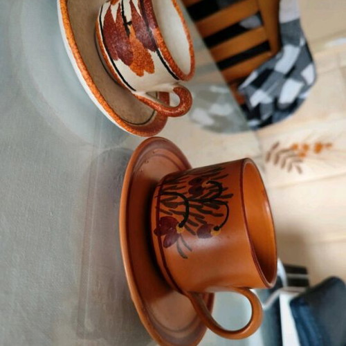 Ceramic cup set like new