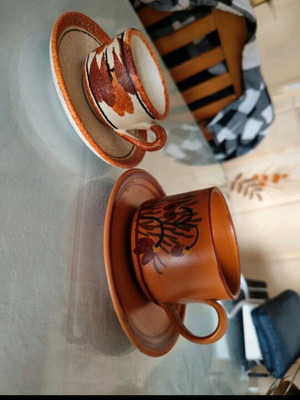 Ceramic cup set like new