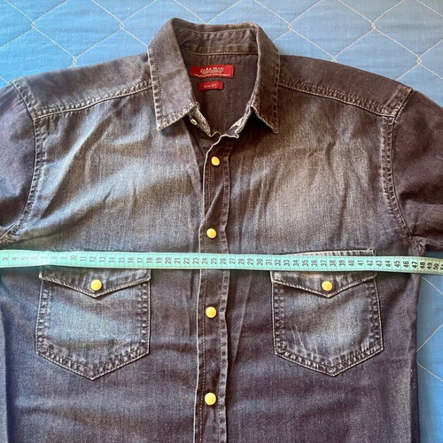 Zara Man blue jean shirt like new, size Medium