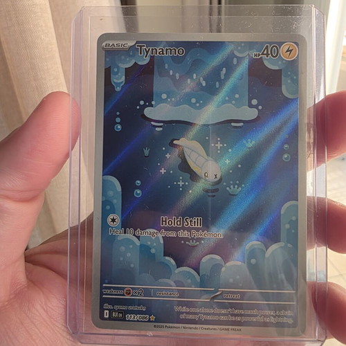 Tynamo IR 113 Pokemon card like new from Black Bolt set