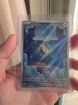 Tynamo IR 113 Pokemon card like new from Black Bolt set