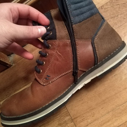 Giorgio Rinaldi men's boots like new, blue and brown