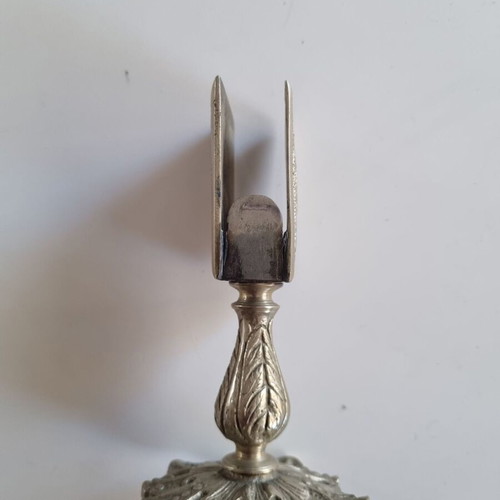 Vintage metal letter clip with double-headed eagle used