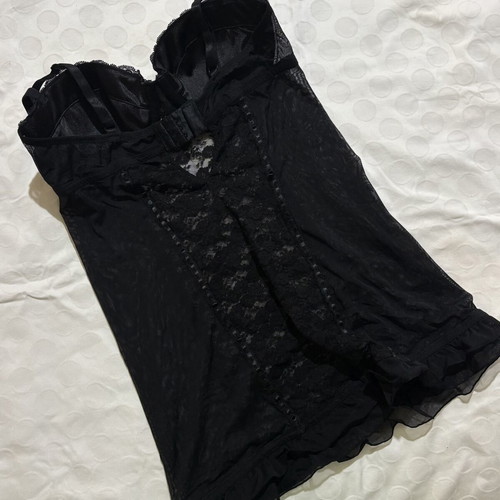 Vintage corset dress black, like new, size M