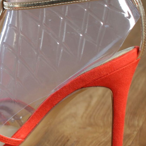 Primadonna Collection red and gold pumps new, size 37