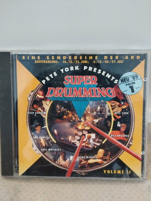 Pete York Presents Super Drumming CD like new, rock