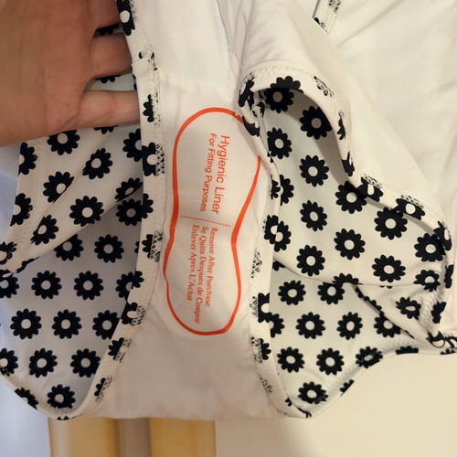 Tory Burch one-piece swimsuit new, size S, black and white