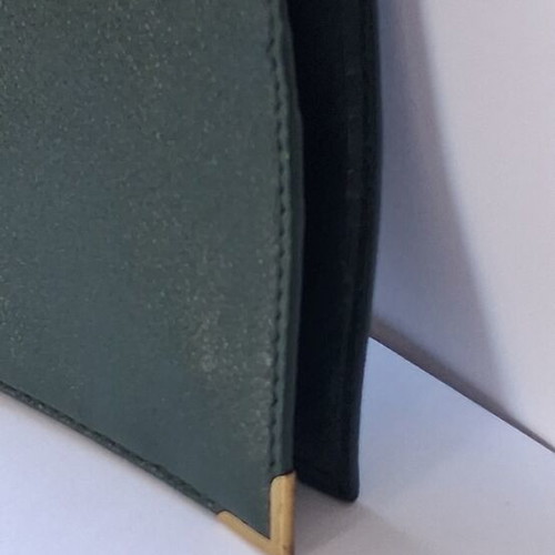 Leather agenda wallet Rolex used, green
