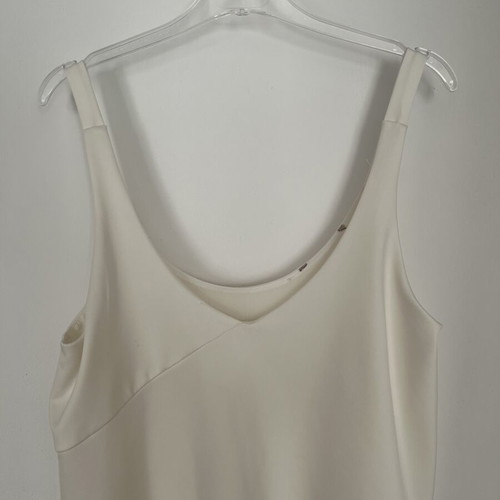 White Zara top medium, like new, thick strap, asymmetrical
