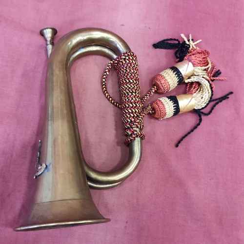 British artillery bugle from WWI and WWII, like new