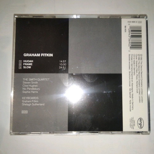 Graham Fitkin Slow Huoah Frame CD used, classical