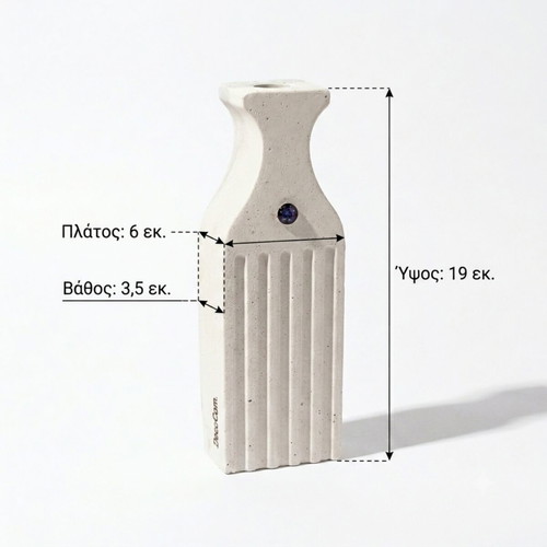 Art concrete vase new, handmade decorative