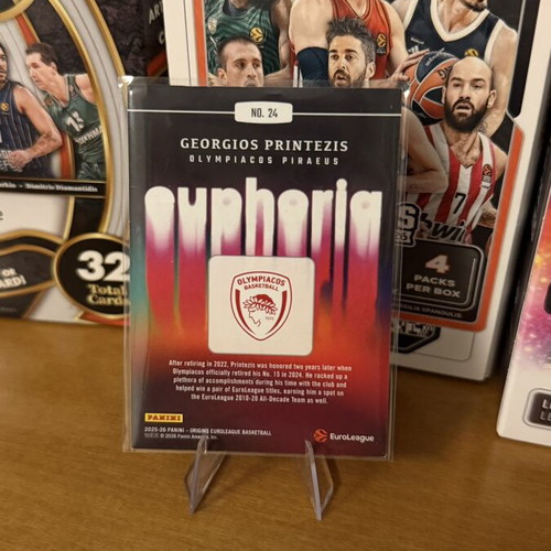 Euroleague Origins Georgios Printezis 2011-12 Euphoria new
