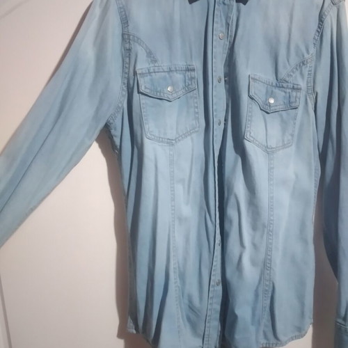 Denim shirt Abysse used, size L, blue