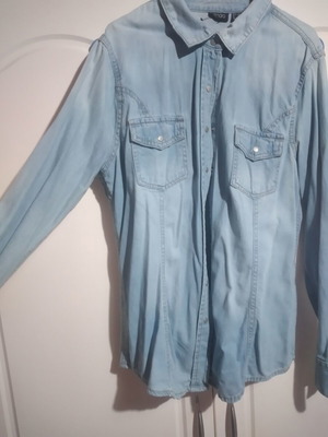 Denim shirt Abysse used, size L, blue