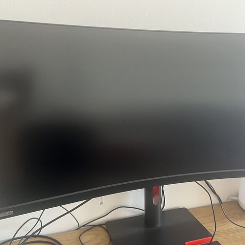 Lenovo ThinkVision T34w-30 curved 34-inch monitor like new