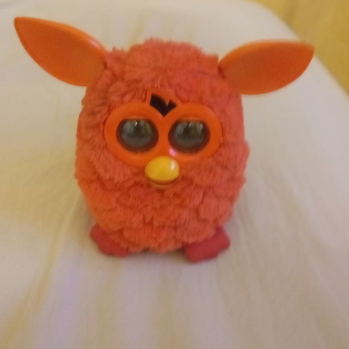 Furby 2012 collectible used, orange, working with speech and eye movement