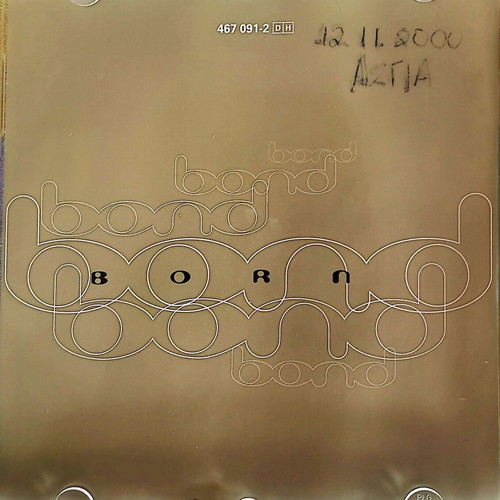 Bond Born CD like new