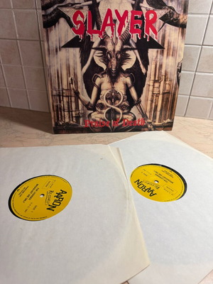 Slayer Praise of Death bootleg vinyl 2LP + DVD like new
