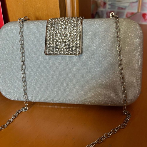 Shiny evening bag like new