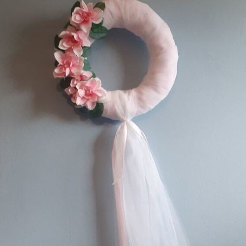 Wedding and Baptism Decoration Set new, handmade with tulle roll
