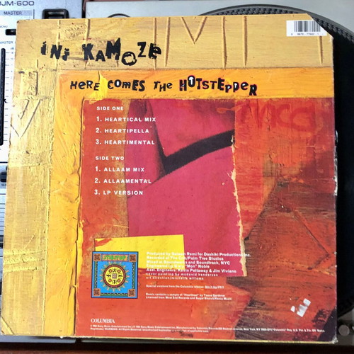 Ini Kamoze Here Comes The Hotstepper vinyl used, Hip-Hop