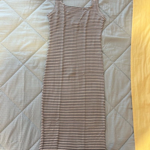 Striped dress Bershka like new, size XS, white