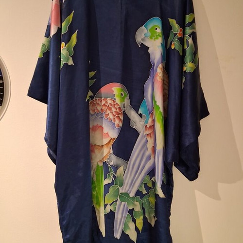 Satin Homewear Dress like new, multicolor, one size