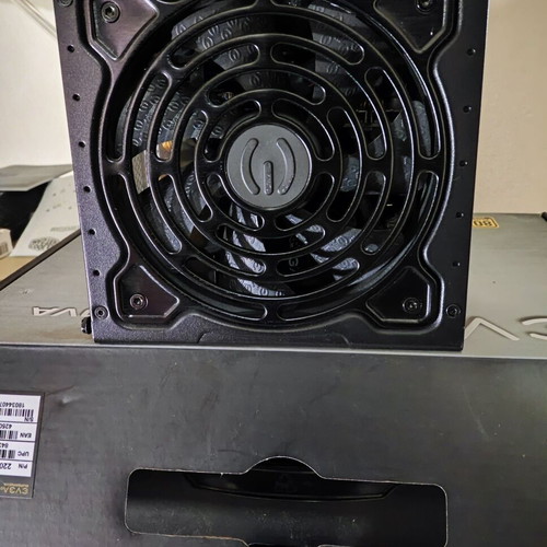 EVGA SuperNOVA 750 G3 750W power supply used, 80 Plus Gold, fully modular