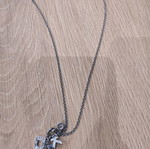 DKNY silver necklace like new