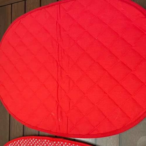 Swedish cotton large placemats new, set of 4 pieces