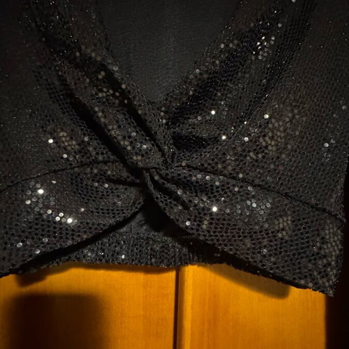 Women's shiny sequin set new, black