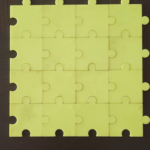SIK Plastic Children's Puzzle 80s used, sturdy thick plastic