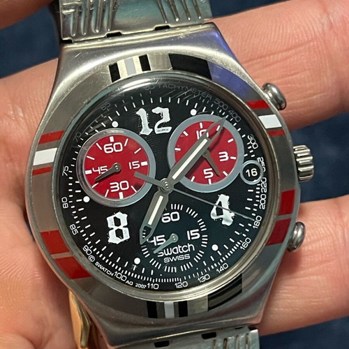 Swatch AG 2007 used, red