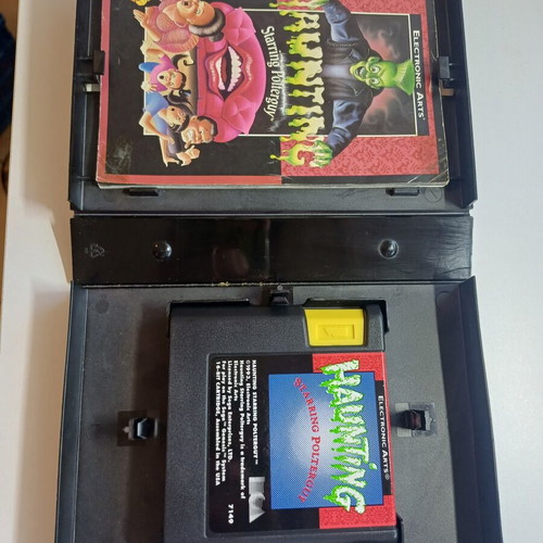Haunting Sega Mega Drive game cartridge