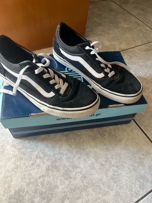 Vans Old Skool used, size 39, black sneakers
