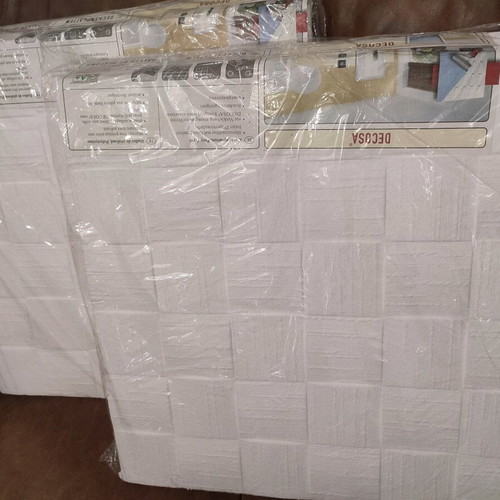 Decorative ceiling panels 50x50 cm with glue, new polystyrene tiles