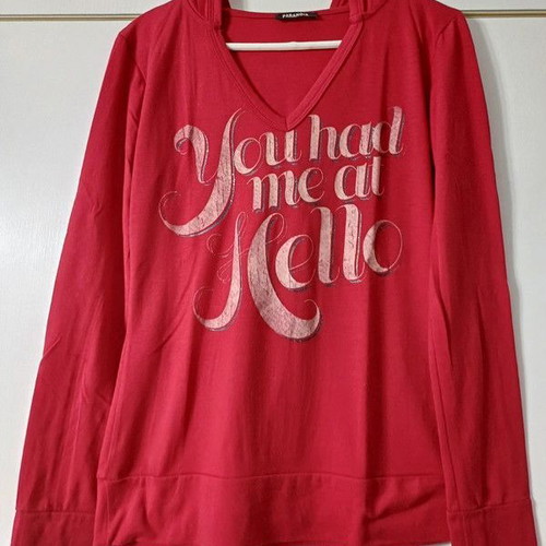 Paranoia hoodie red like new