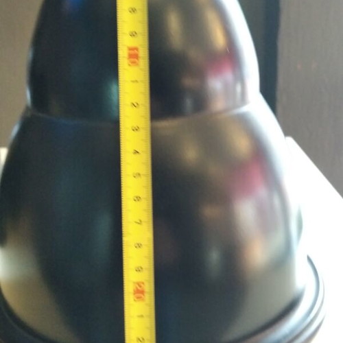 Pendant lights set of 3 black metal like new