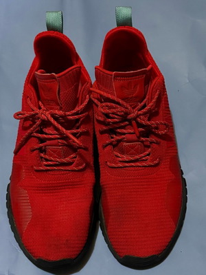 Adidas sneakers red like new size 45.5