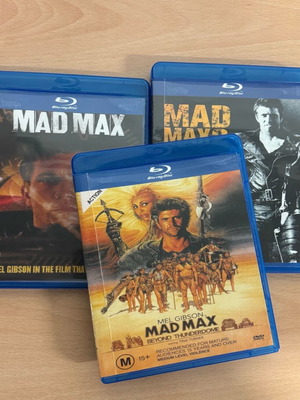 Mad Max 1-2-3 Blu-Ray used with Greek subtitles