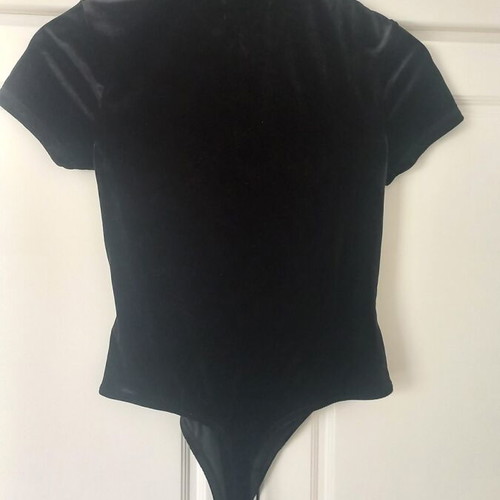 Urban Outfitters velvet black bodysuit, small, like new