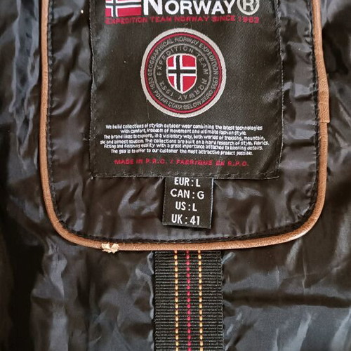 Geographical Norway waterproof windproof men's jacket size L used